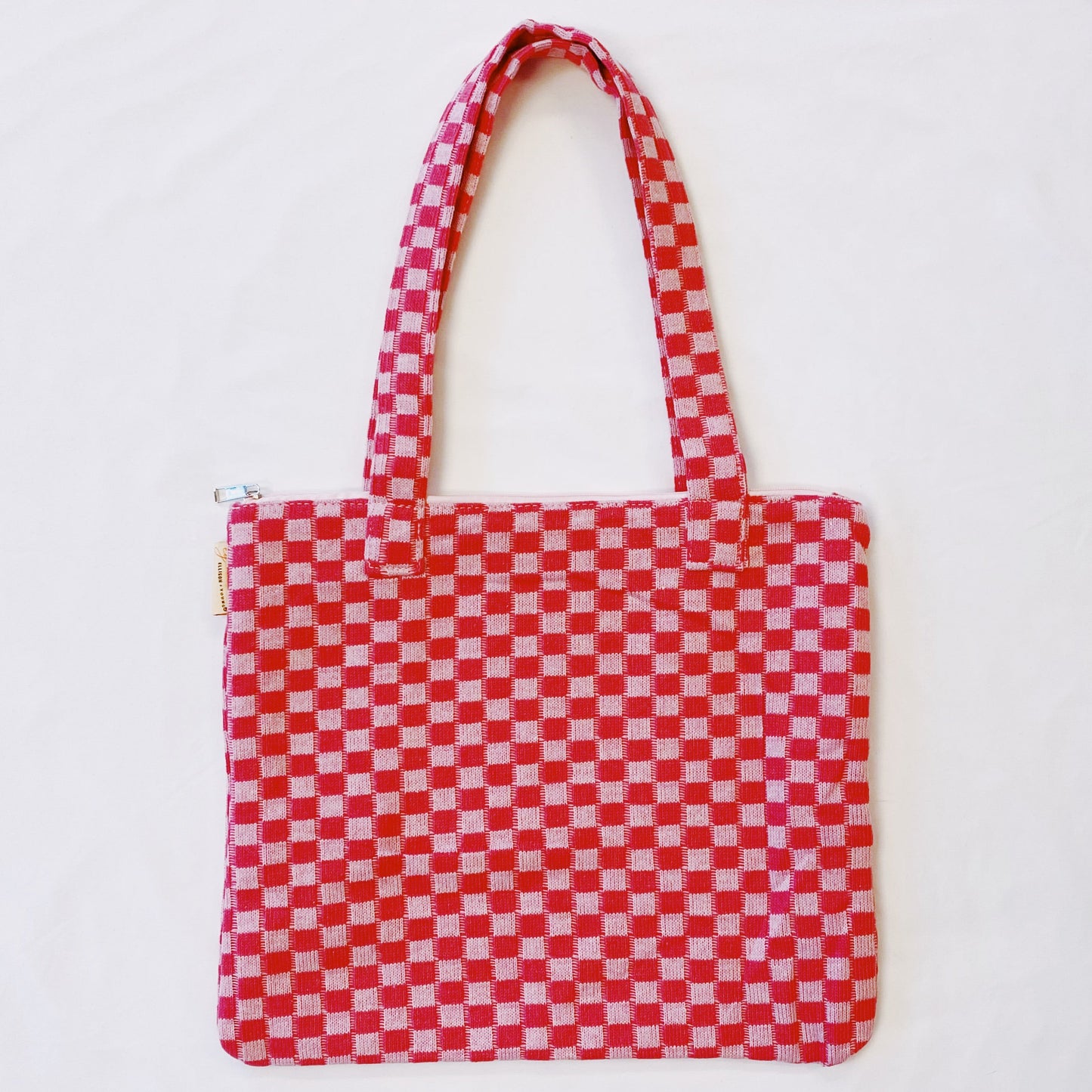 Check Yourself Zipped Tote Bag-7