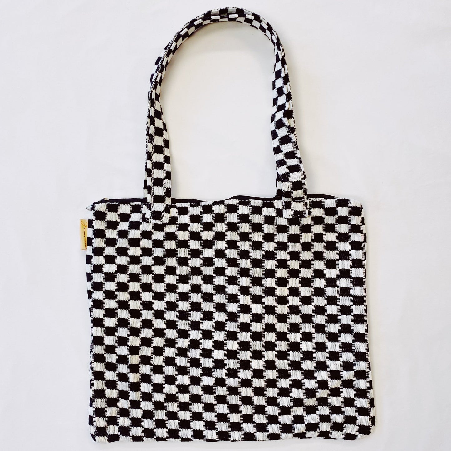 Check Yourself Zipped Tote Bag-5