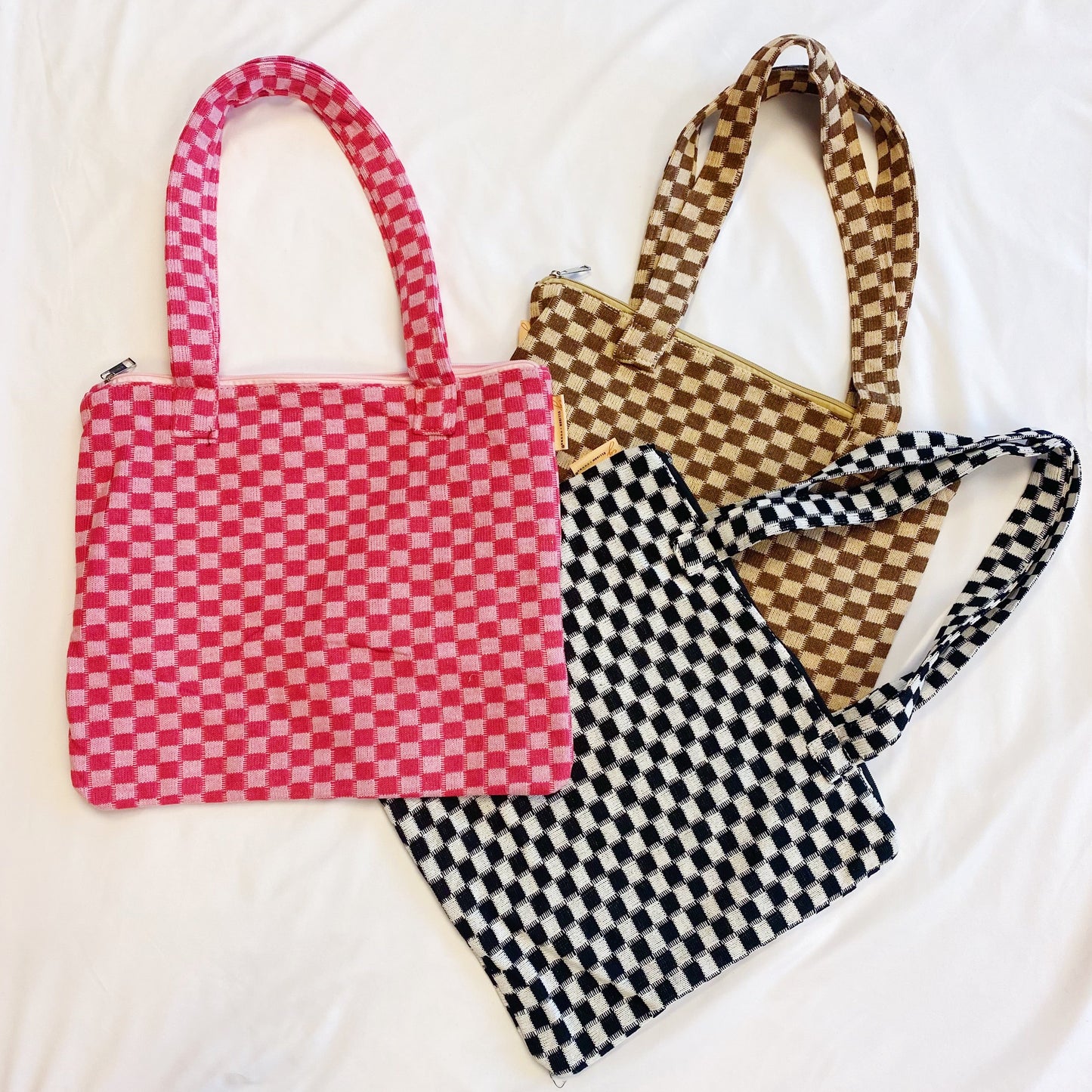 Check Yourself Zipped Tote Bag-2