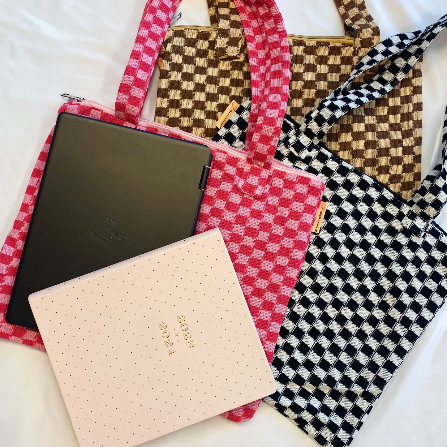 Check Yourself Zipped Tote Bag-3
