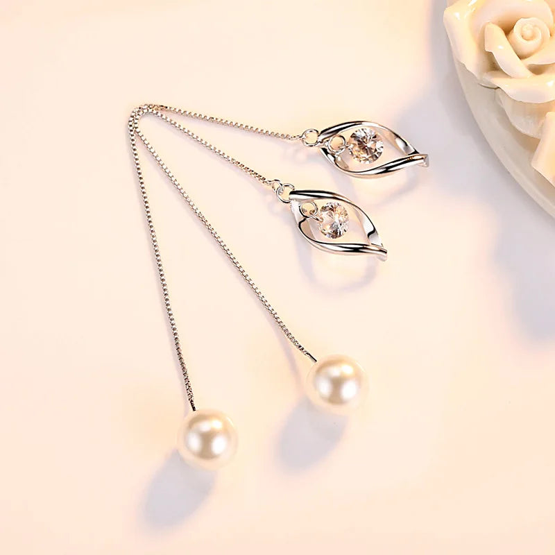 925 Sterling Silver Hoop Earrings Moon Star