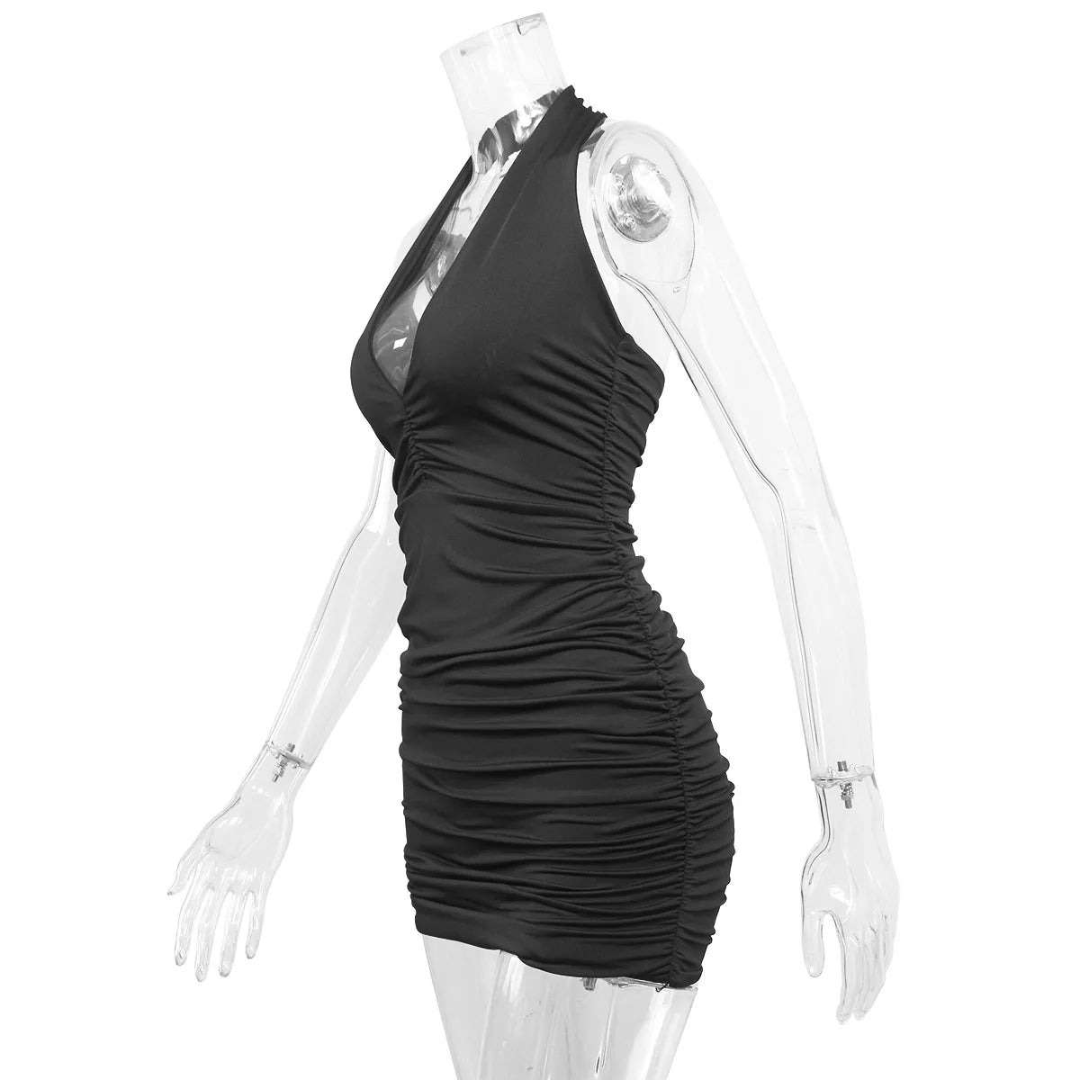 Deep V Evening Party Sleeveless Backlss Dress Summer