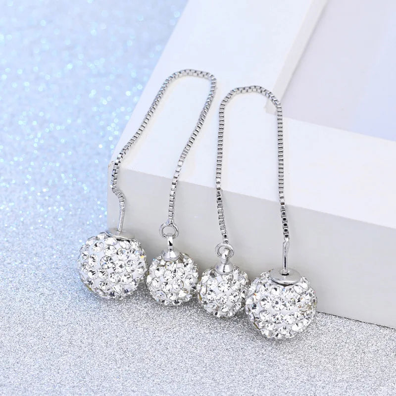 925 Sterling Silver Hoop Earrings Moon Star