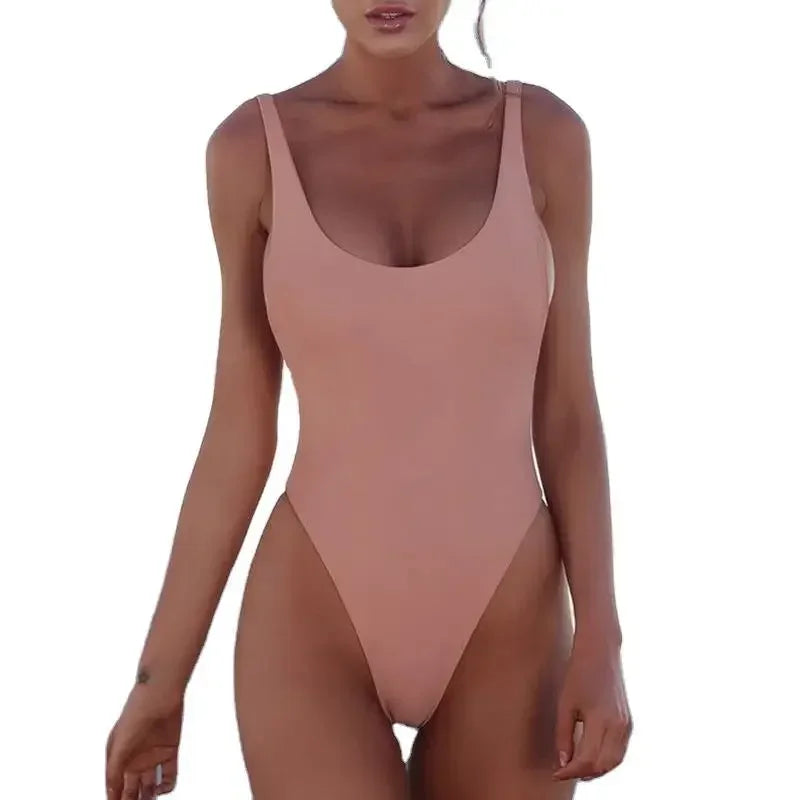 Custom LOGO Yilin swimwear, European and American bikini women's one-piece swimsuit