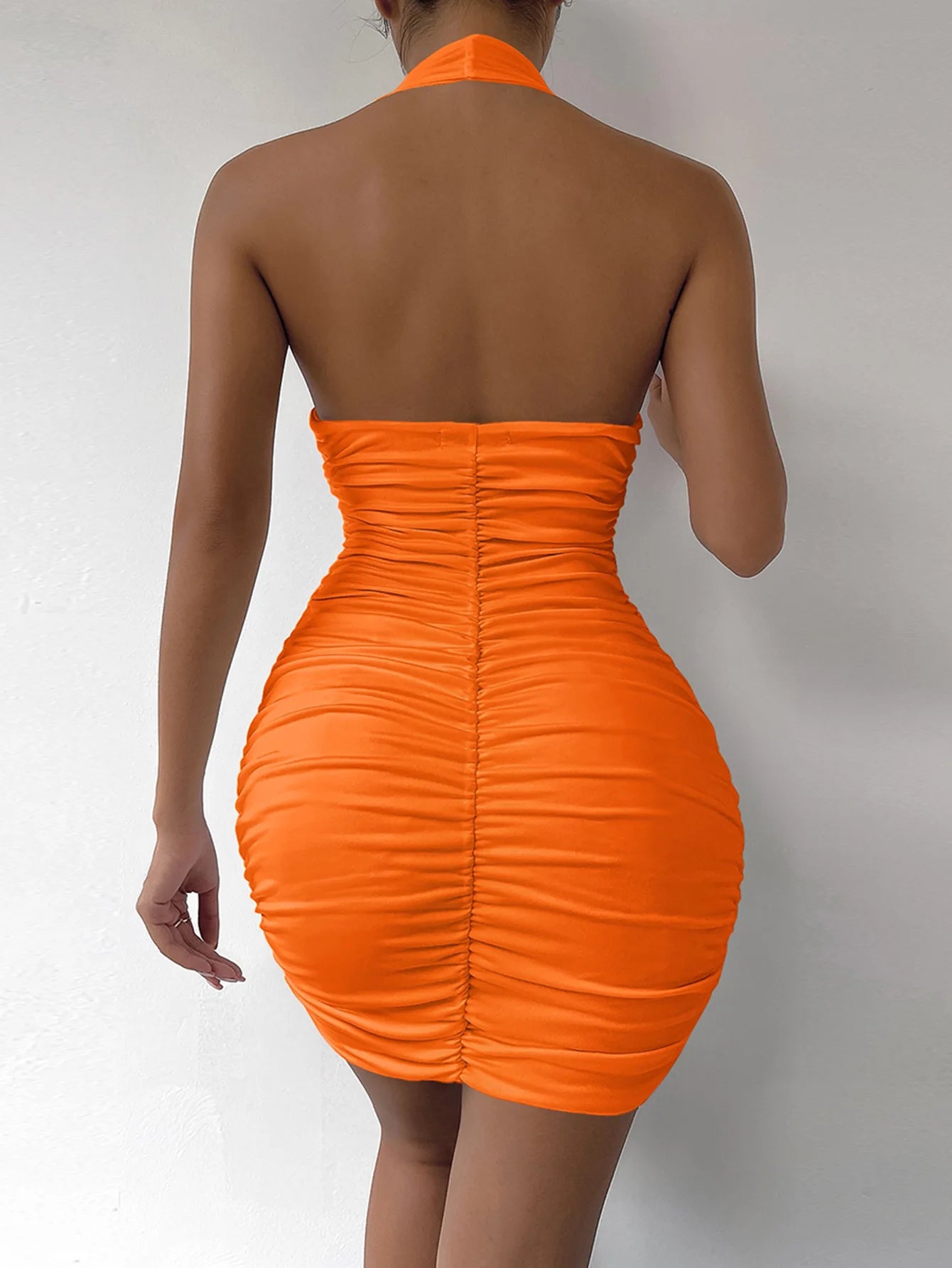 Deep V Evening Party Sleeveless Backlss Dress Summer