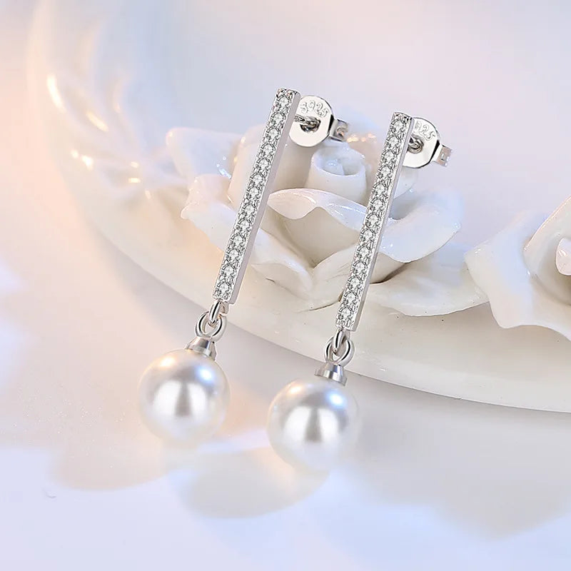 925 Sterling Silver Hoop Earrings Moon Star