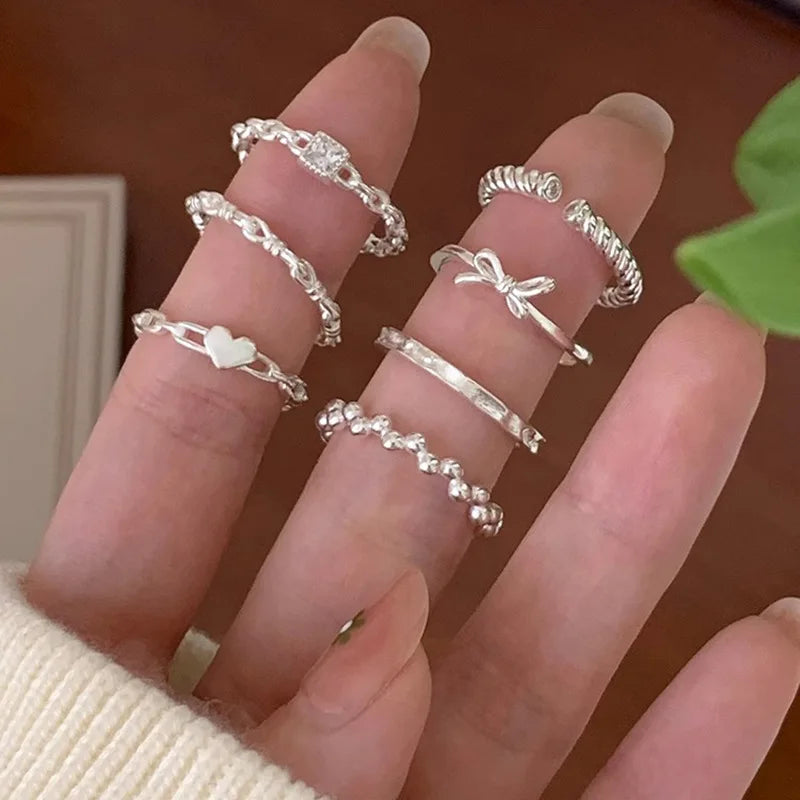 Sterling Silver Ring For Women Jewelry Narrow Finger