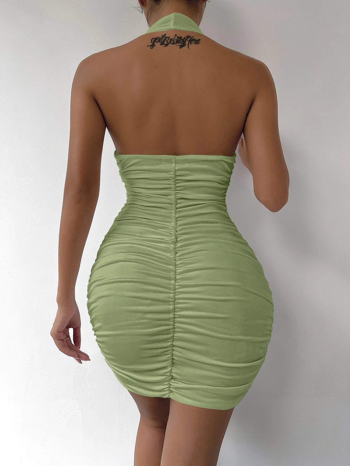 Deep V Evening Party Sleeveless Backlss Dress Summer