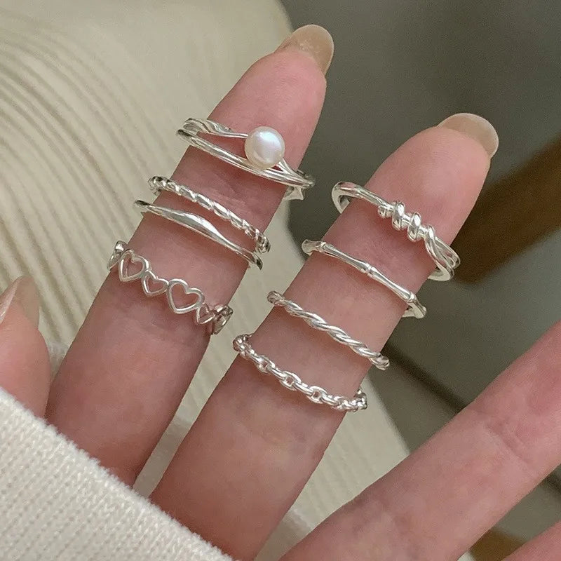 Sterling Silver Ring For Women Jewelry Narrow Finger