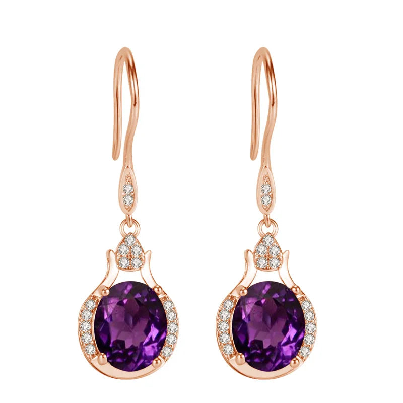 Silver Hook Earrings Dolphin Zircon High Quality