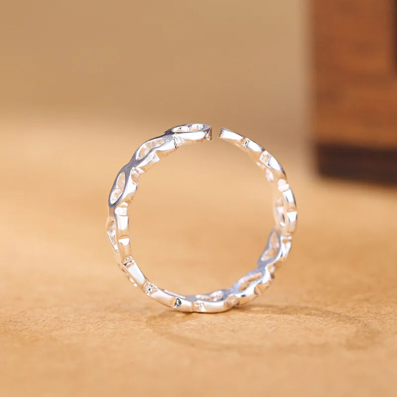 925 Sterling Silver Heart Dating Rings For Women