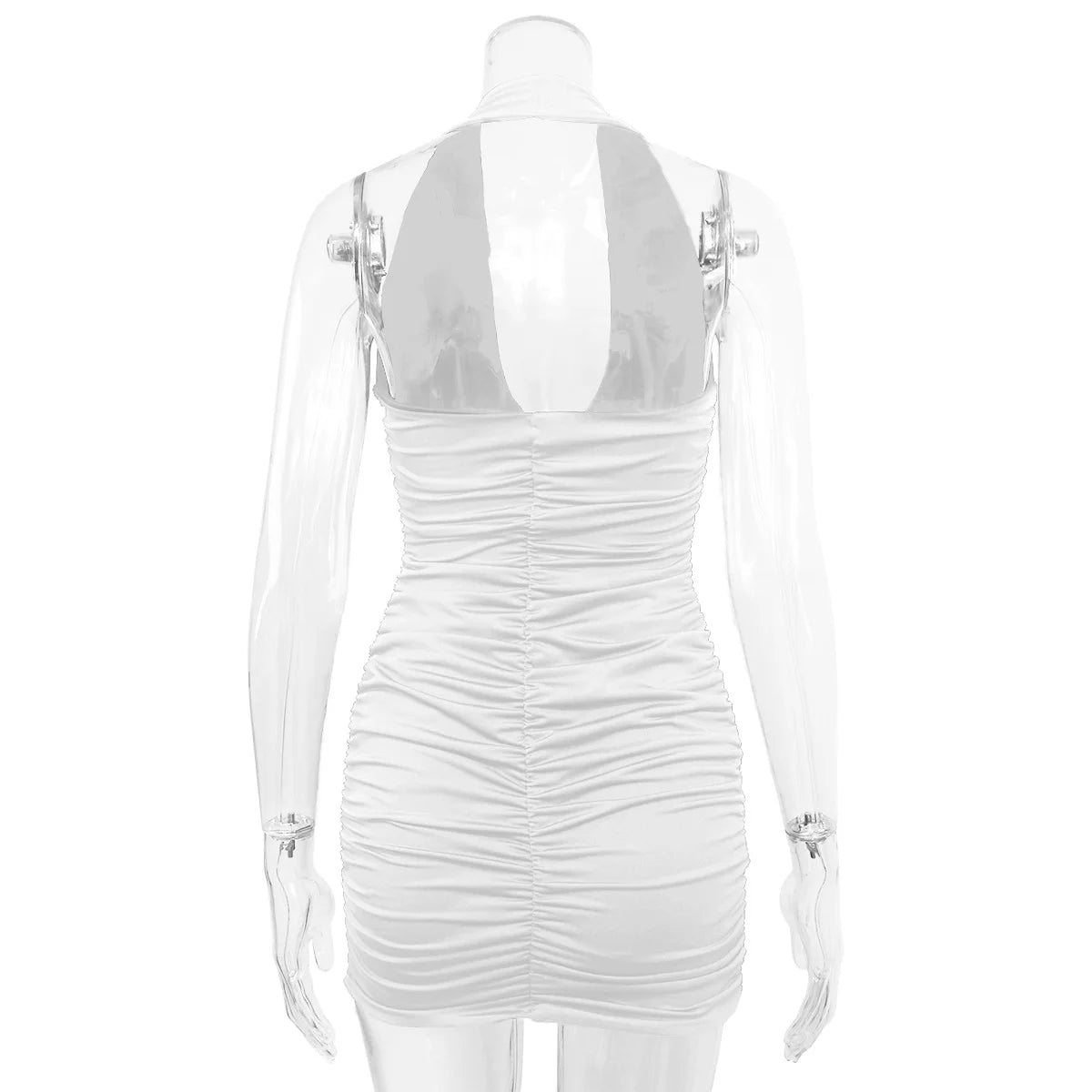 Deep V Evening Party Sleeveless Backlss Dress Summer