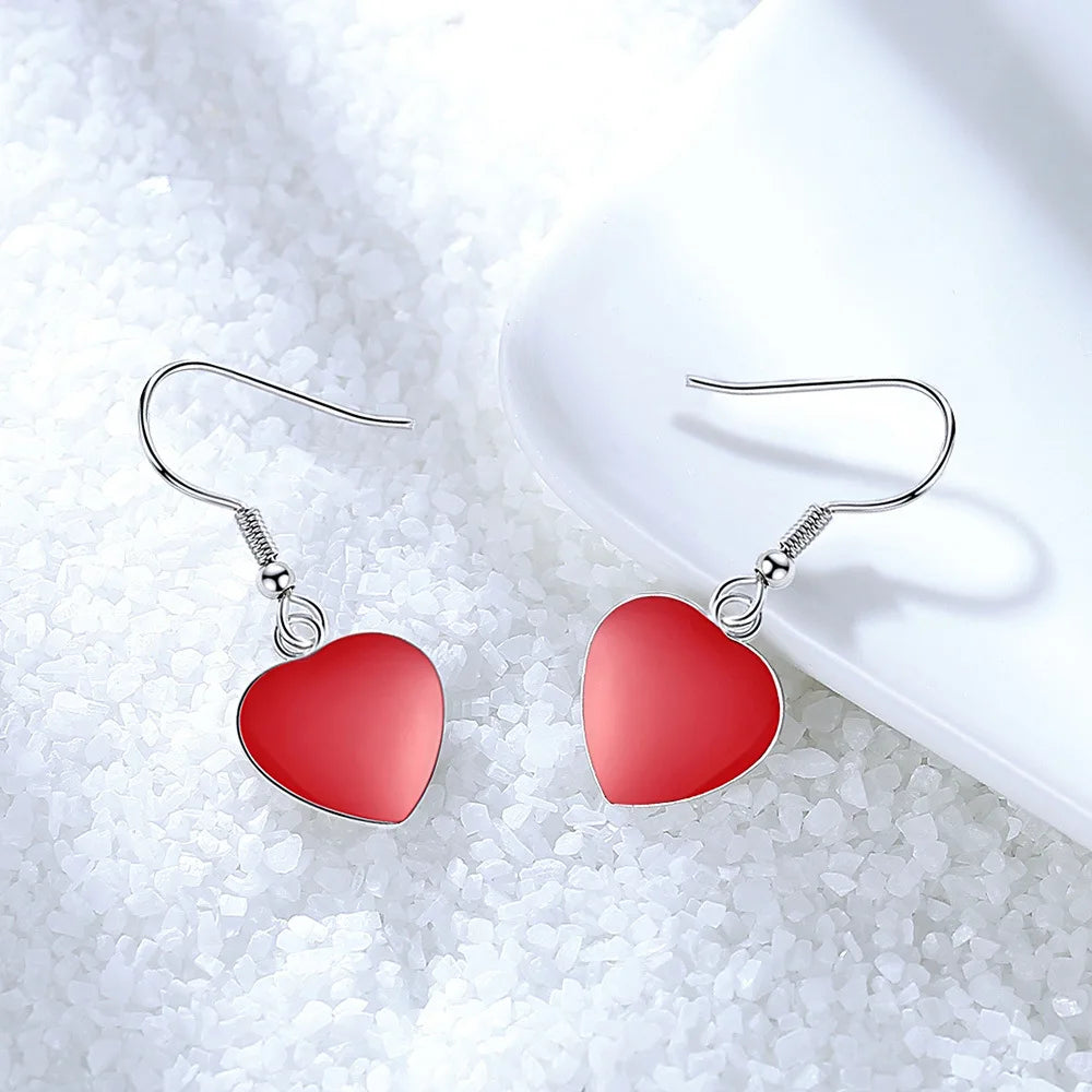 925 Sterling Silver Hoop Earrings Moon Star