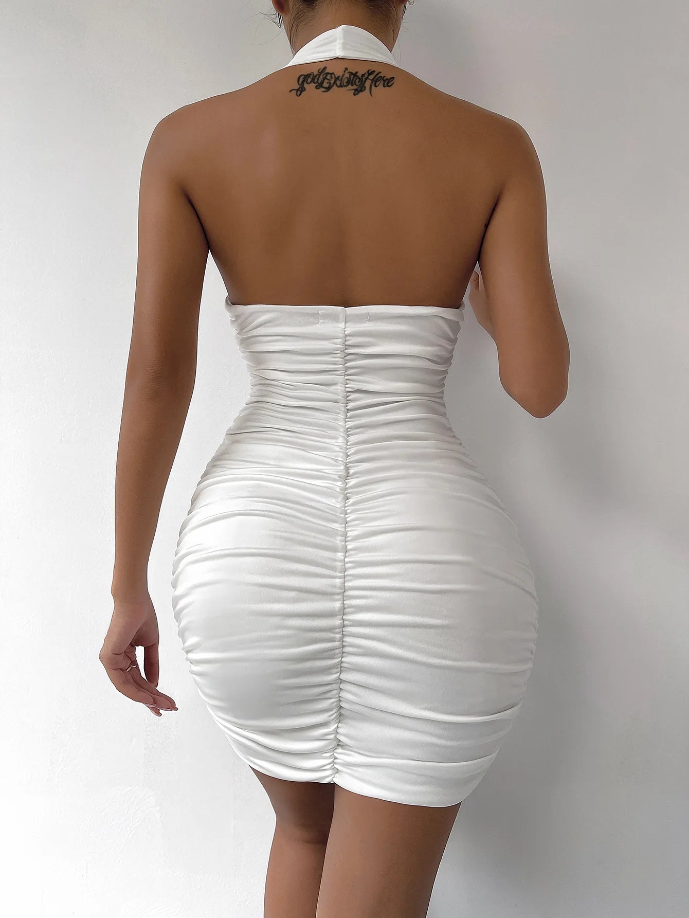 Deep V Evening Party Sleeveless Backlss Dress Summer