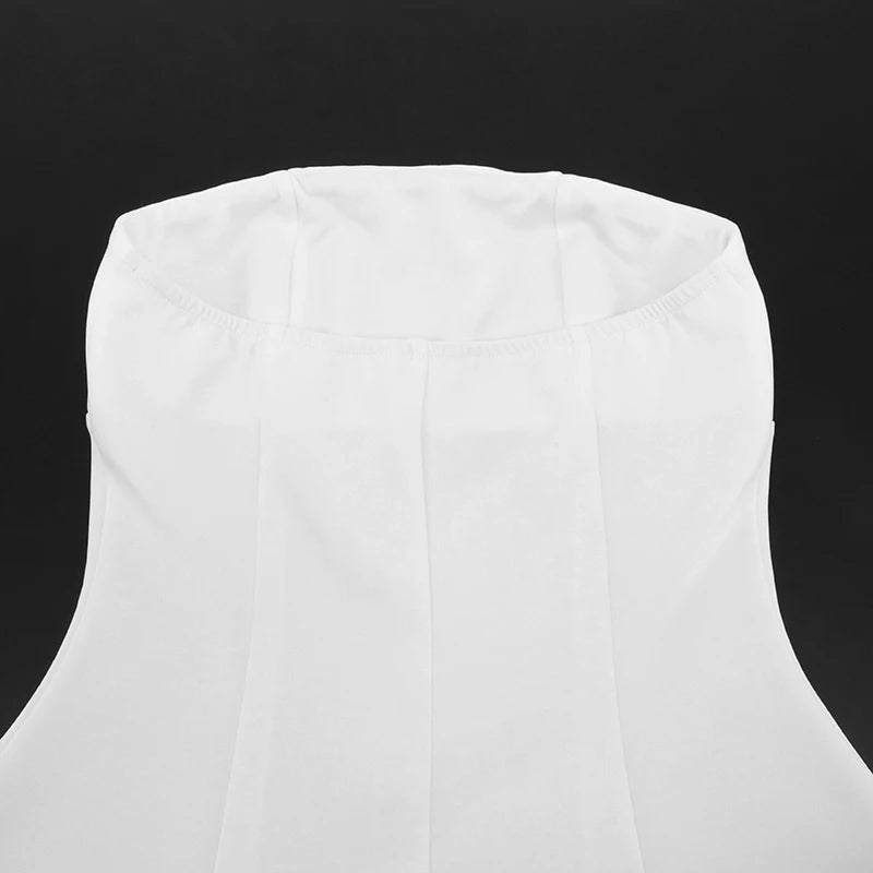 A-Line Dress Women's Summer New Solid Sleeveless Off Shoulder