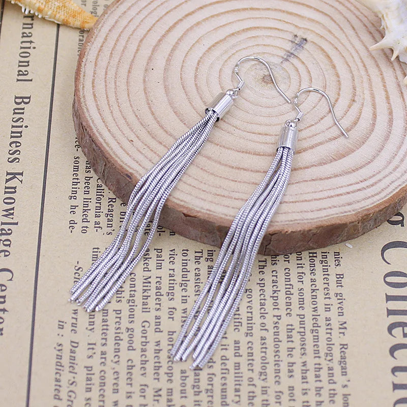 925 Sterling Silver Hoop Earrings Moon Star