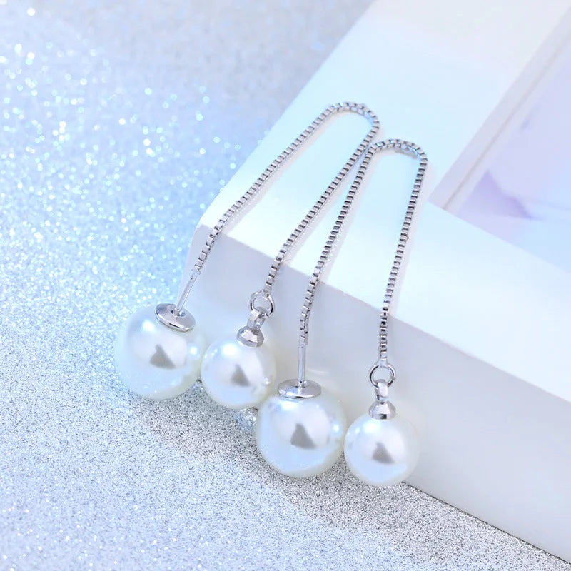 925 Sterling Silver Hoop Earrings Moon Star