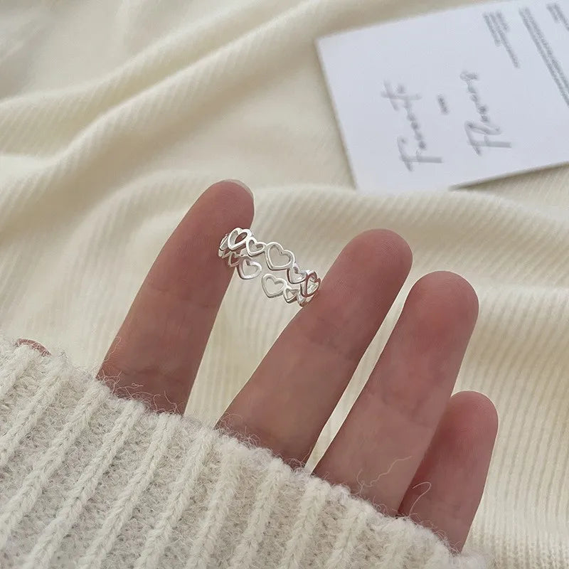 Sterling Silver Ring For Women Jewelry Narrow Finger